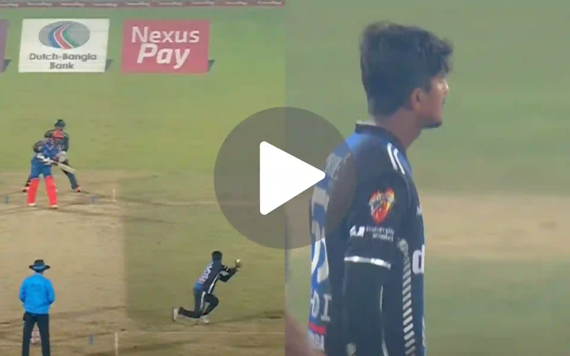 [Watch] Mahedi Hasan Gives Death Stare To Mohammad Naim After Dismissal In BPL